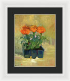 Set of Marigolds - Framed Print