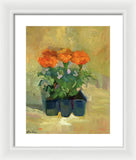 Set of Marigolds - Framed Print