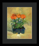 Set of Marigolds - Framed Print