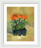 Set of Marigolds - Framed Print