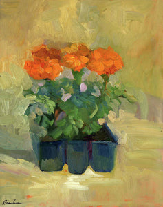 Set of Marigolds - Art Print