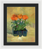 Set of Marigolds - Framed Print