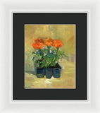 Set of Marigolds - Framed Print