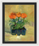 Set of Marigolds - Framed Print