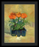 Set of Marigolds - Framed Print