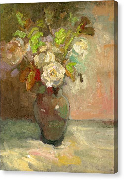 Vintage roses - Canvas Print