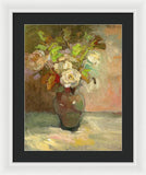 Vintage roses - Framed Print