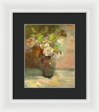 Vintage roses - Framed Print