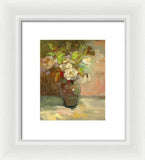 Vintage roses - Framed Print