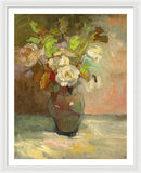 Vintage roses - Framed Print