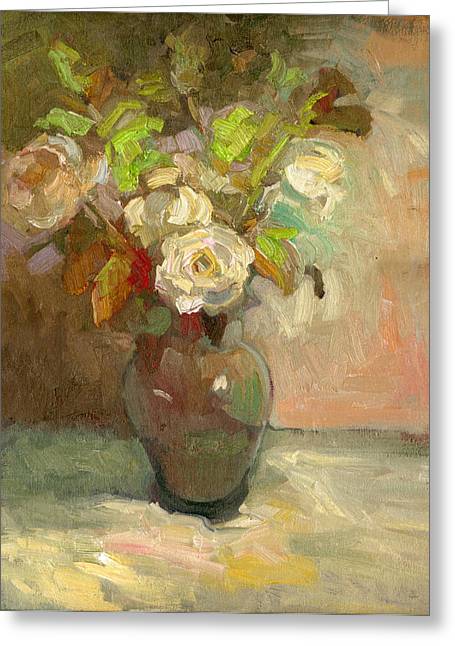 Vintage roses - Greeting Card