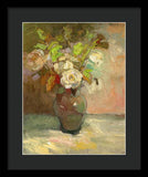 Vintage roses - Framed Print