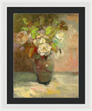 Vintage roses - Framed Print