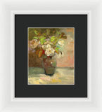 Vintage roses - Framed Print