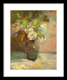 Vintage roses - Framed Print