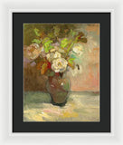 Vintage roses - Framed Print