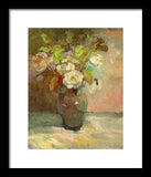 Vintage roses - Framed Print