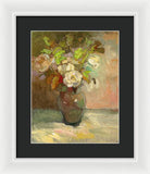 Vintage roses - Framed Print