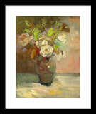 Vintage roses - Framed Print