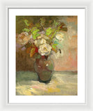 Vintage roses - Framed Print